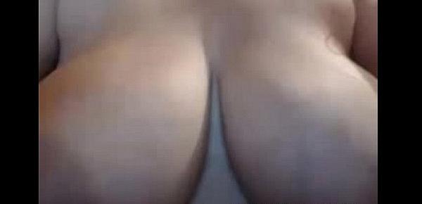  Huge milk filled breasts played with